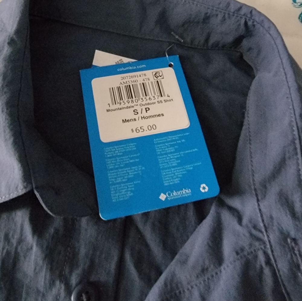 NWT! Columbia Men's Mountaindale Shirt - Picture 7 of 8